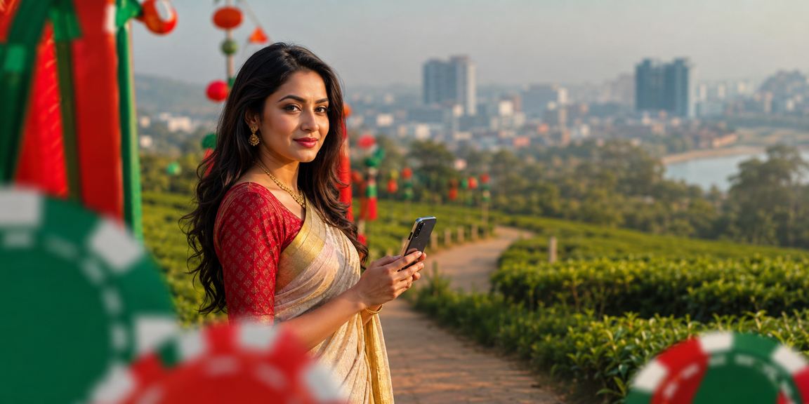 সিলেটের পরিবেশে অনলাইন জ্যাকপট গেম উপভোগ করছেন একজন খেলোয়াড়